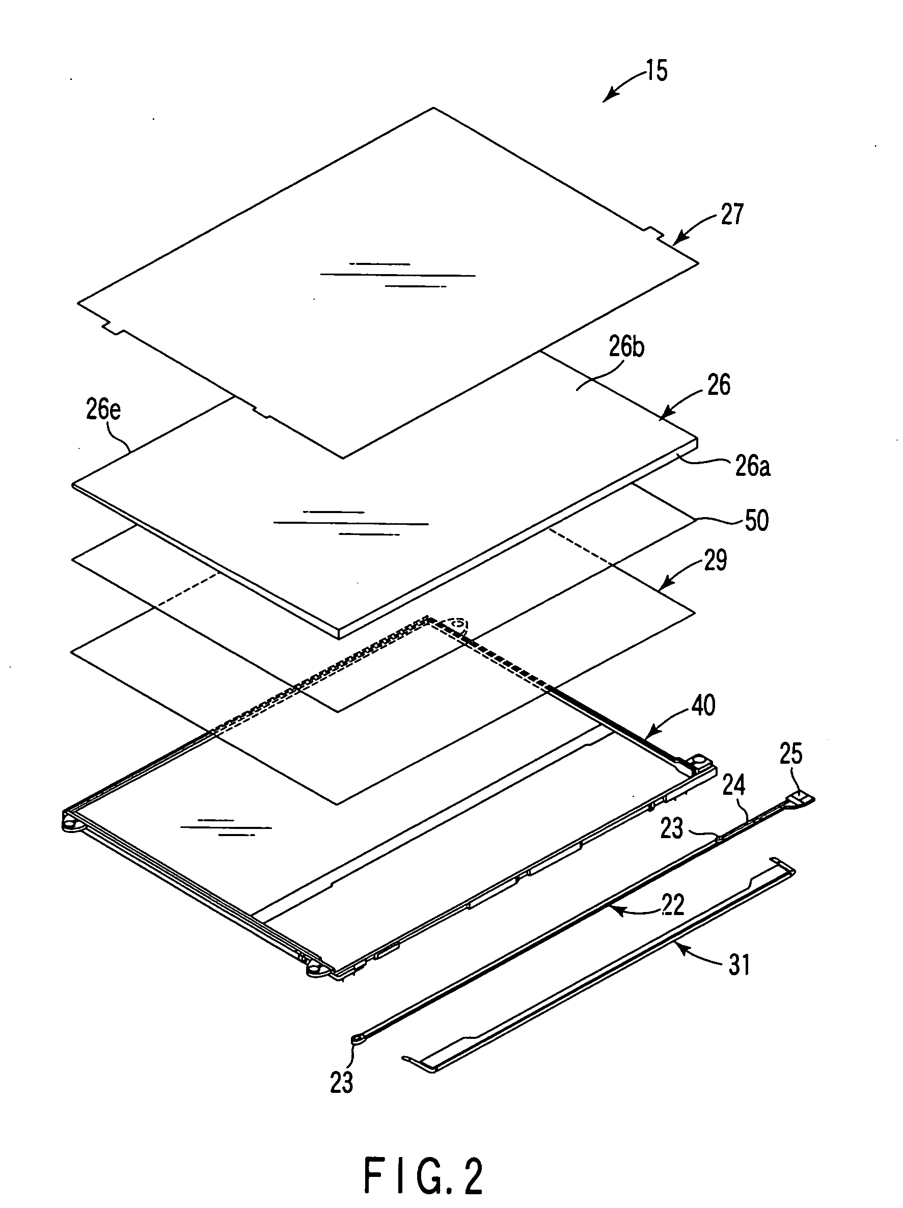 Area light source device and liquid crystal display apparatus