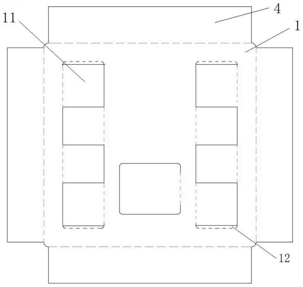 Multilayer composite packing box lining