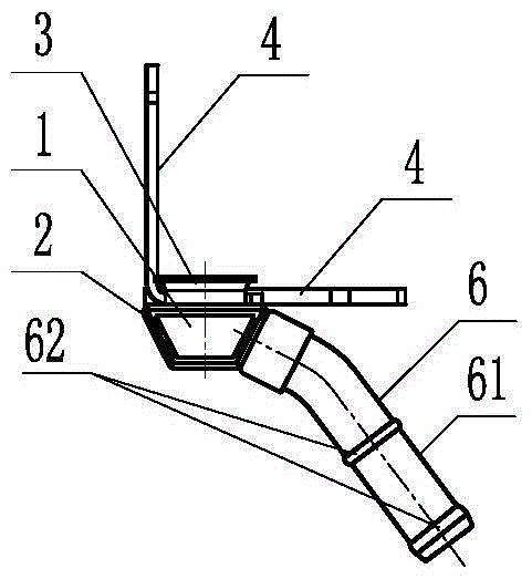 A gas injector gas rail