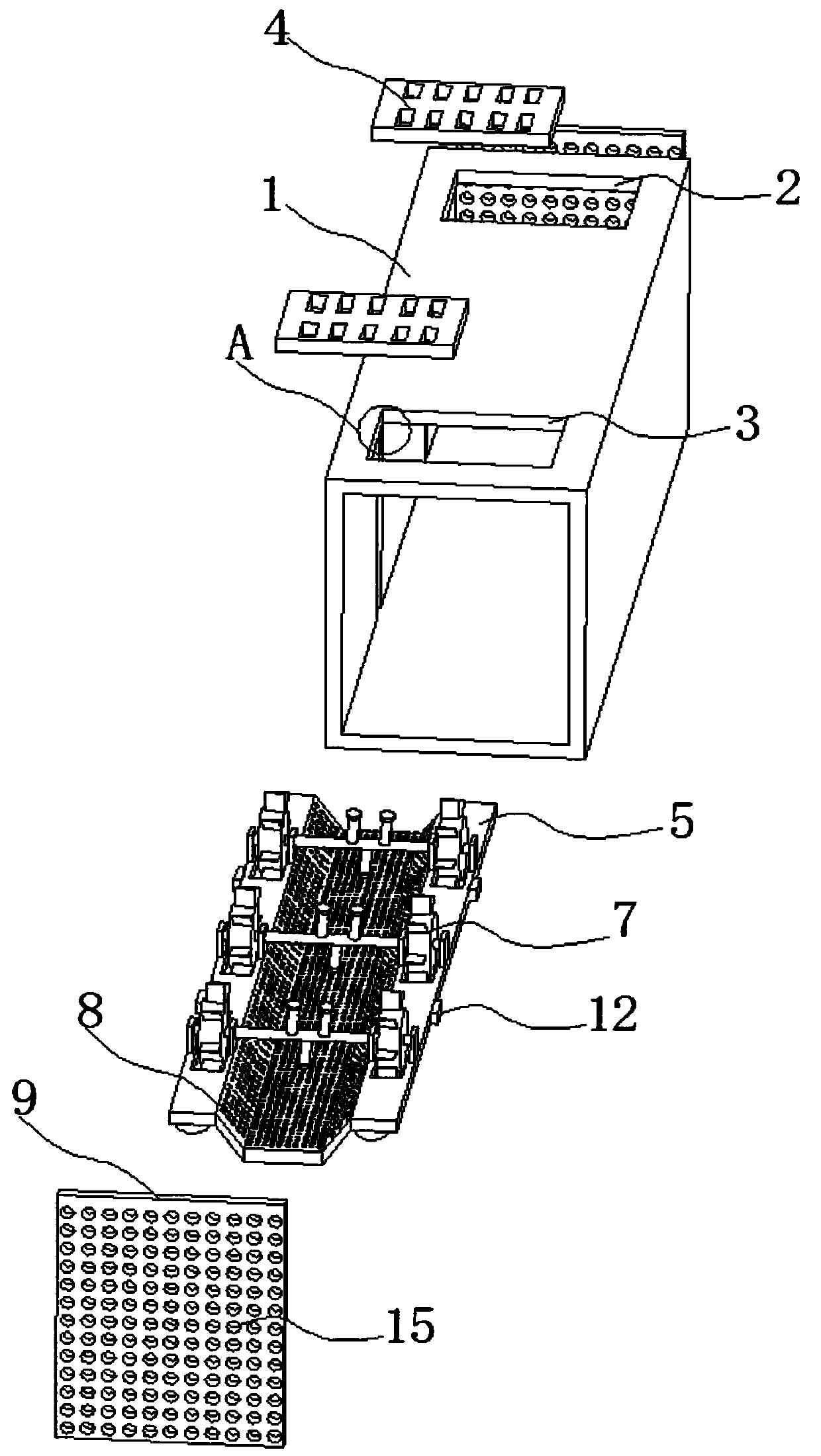 Municipal drainage pipeline with solid-liquid separation function