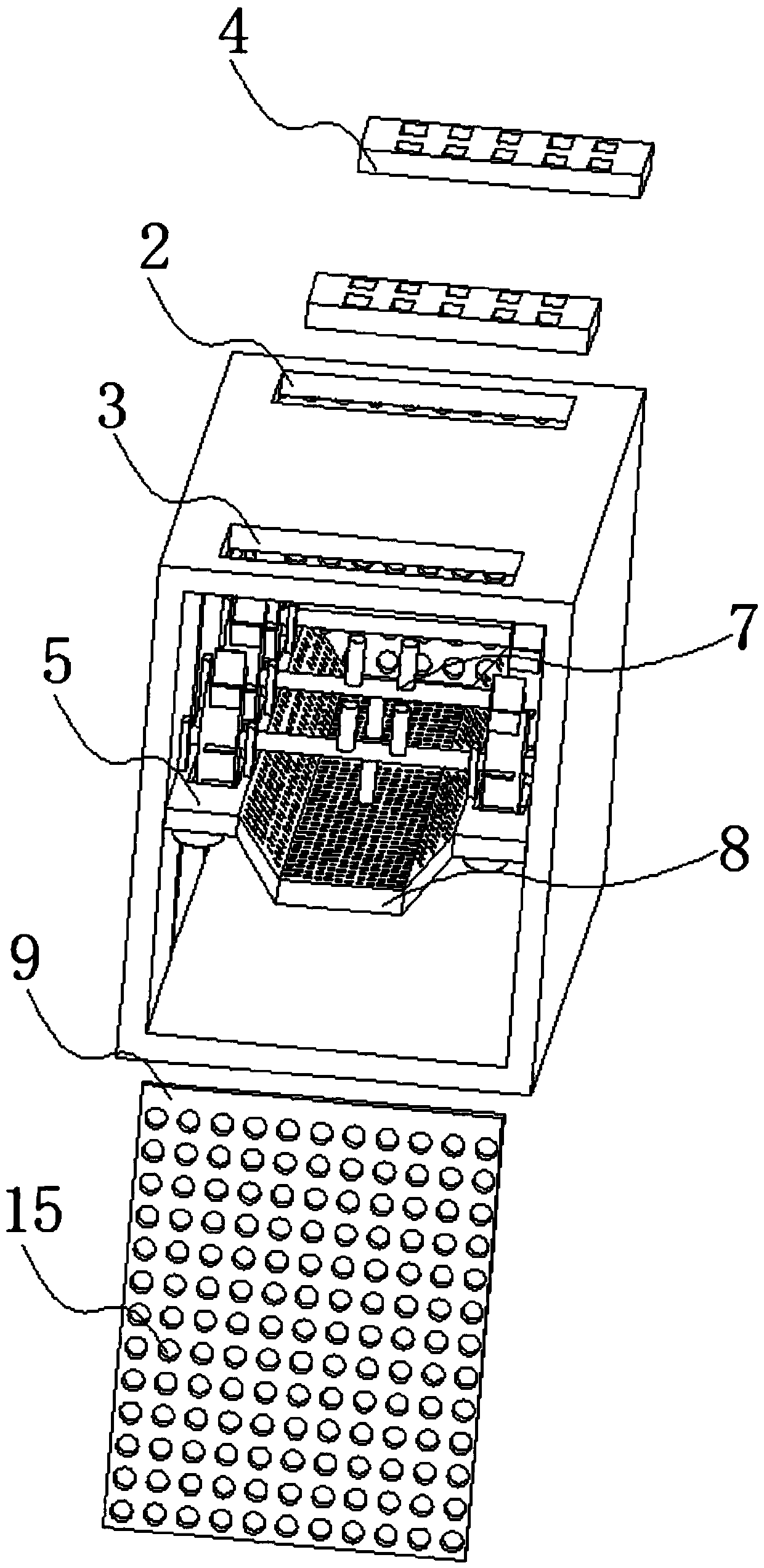 Municipal drainage pipeline with solid-liquid separation function