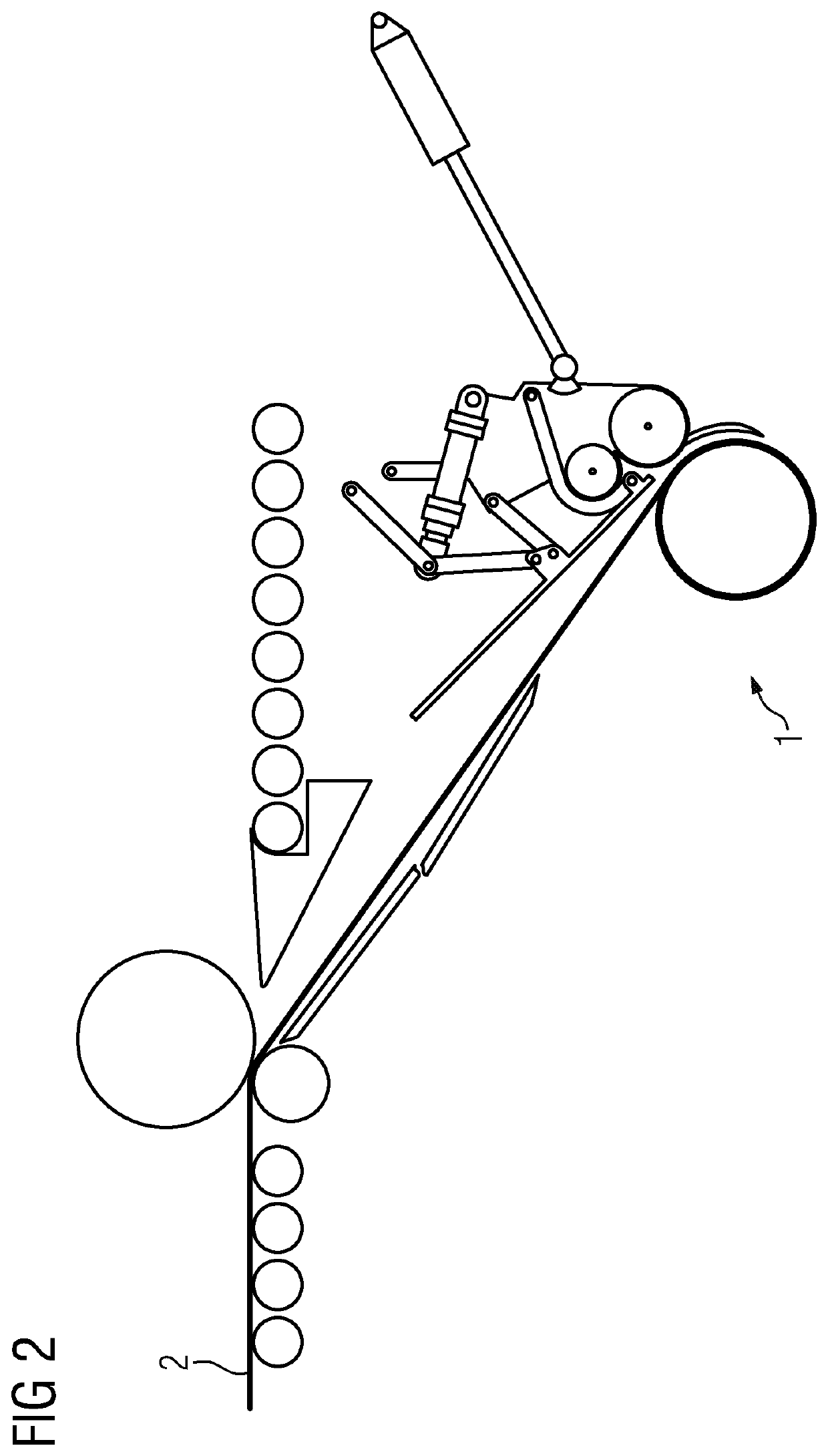 Coiling device for a large range of metal strip thicknesses