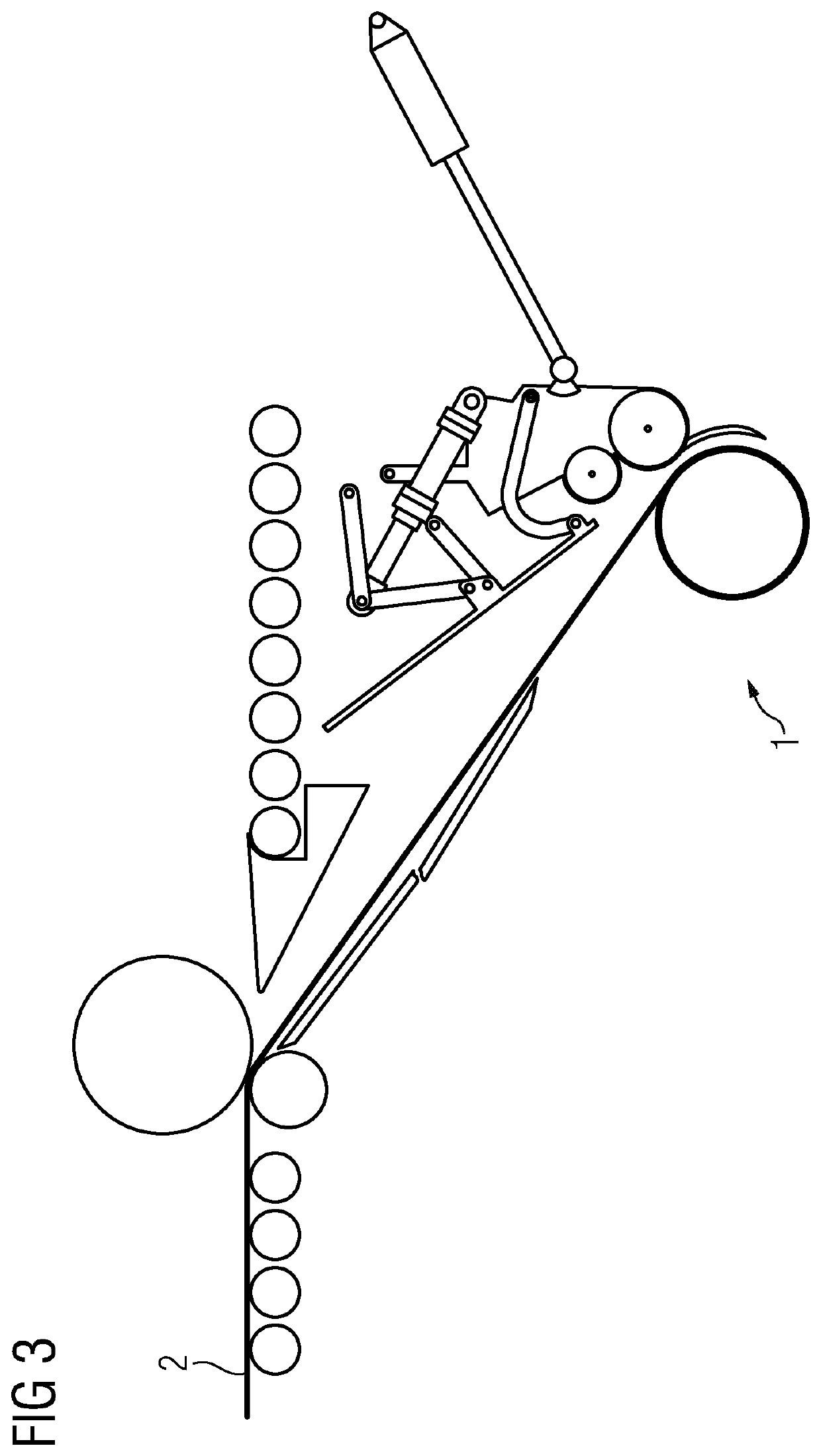 Coiling device for a large range of metal strip thicknesses