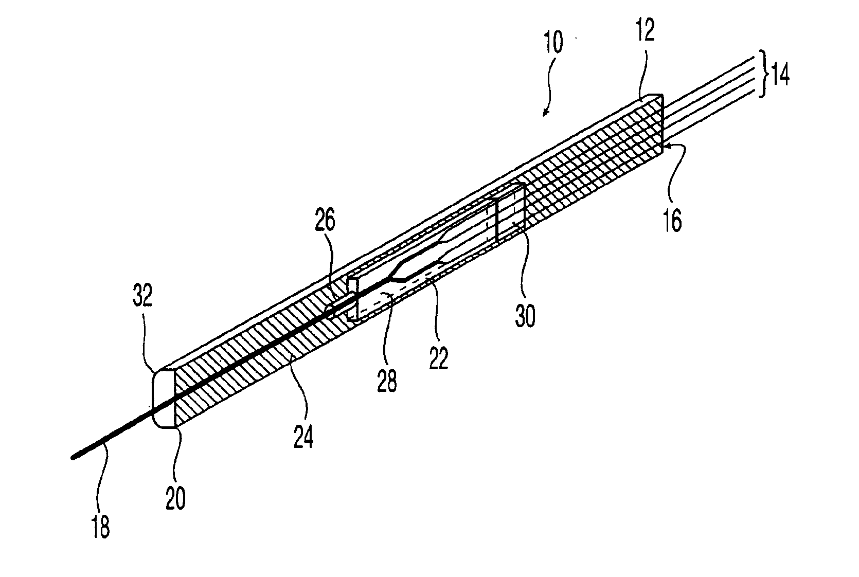 Fiber optic splitter package and method of manufacture