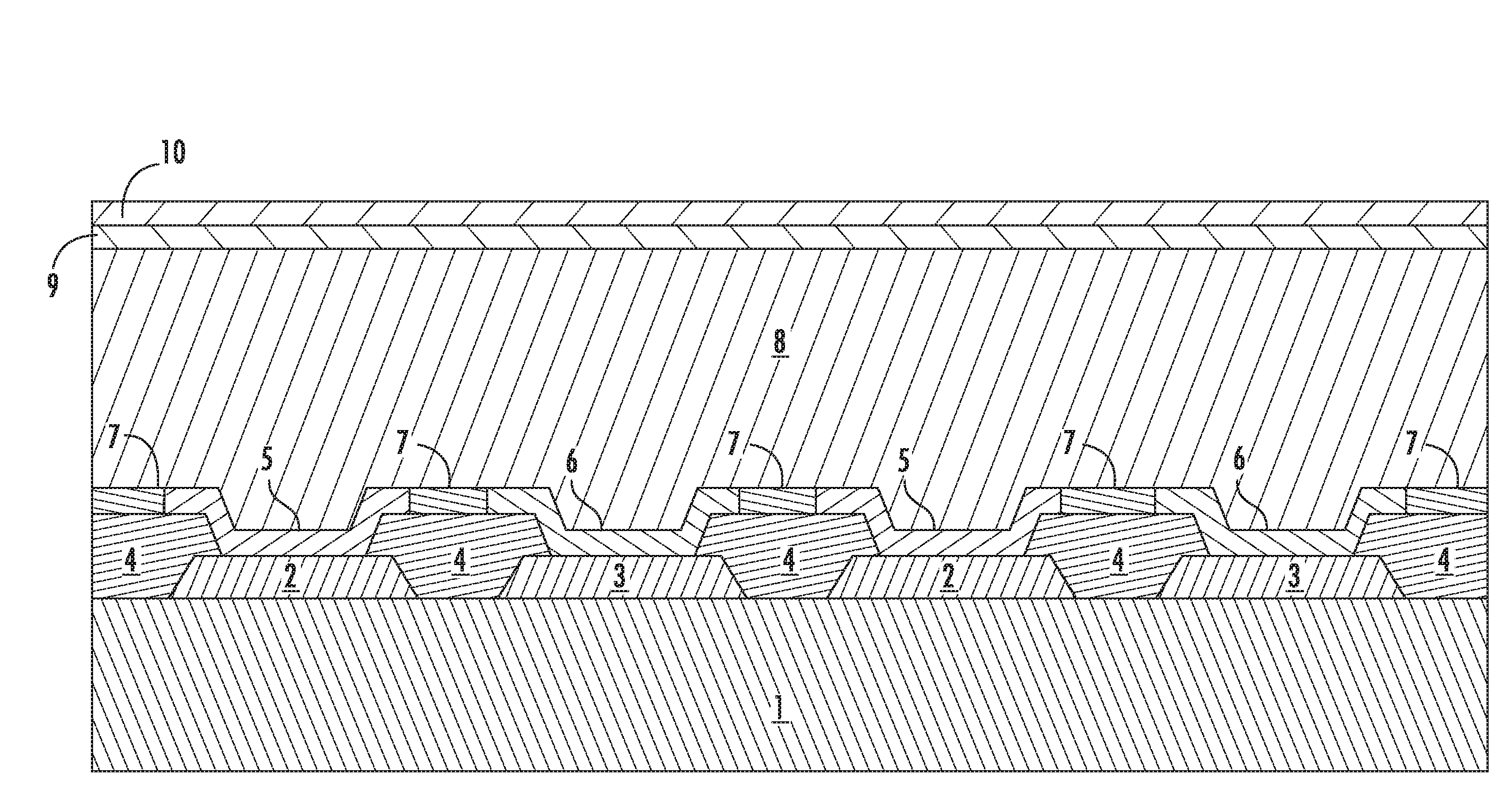 Modular interdigitated back contact photovoltaic cell structure on opaque substrate and fabrication process