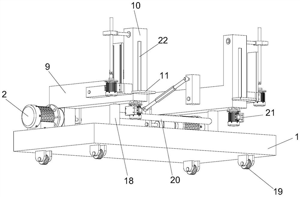 An installation device applicable to prefabricated building walls