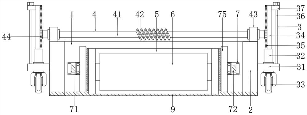 A convenient spinning drum drag frame for spinning production