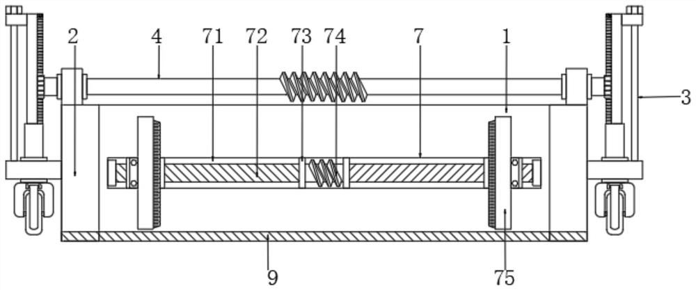 A convenient spinning drum drag frame for spinning production