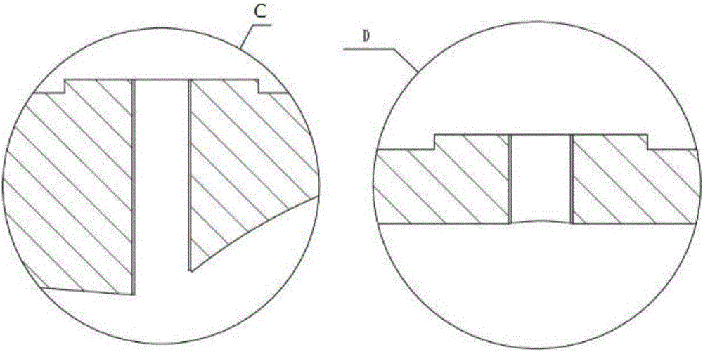 Device for improving internal flow stability of diagonal flow pump