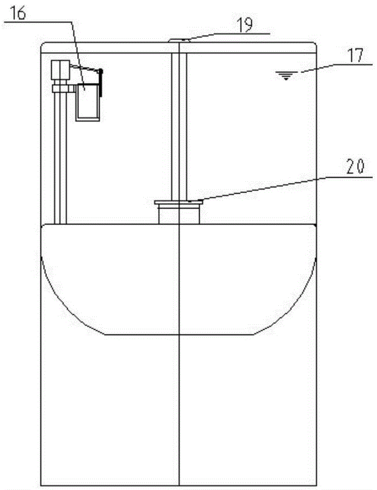 Novel water-saving pedestal pan