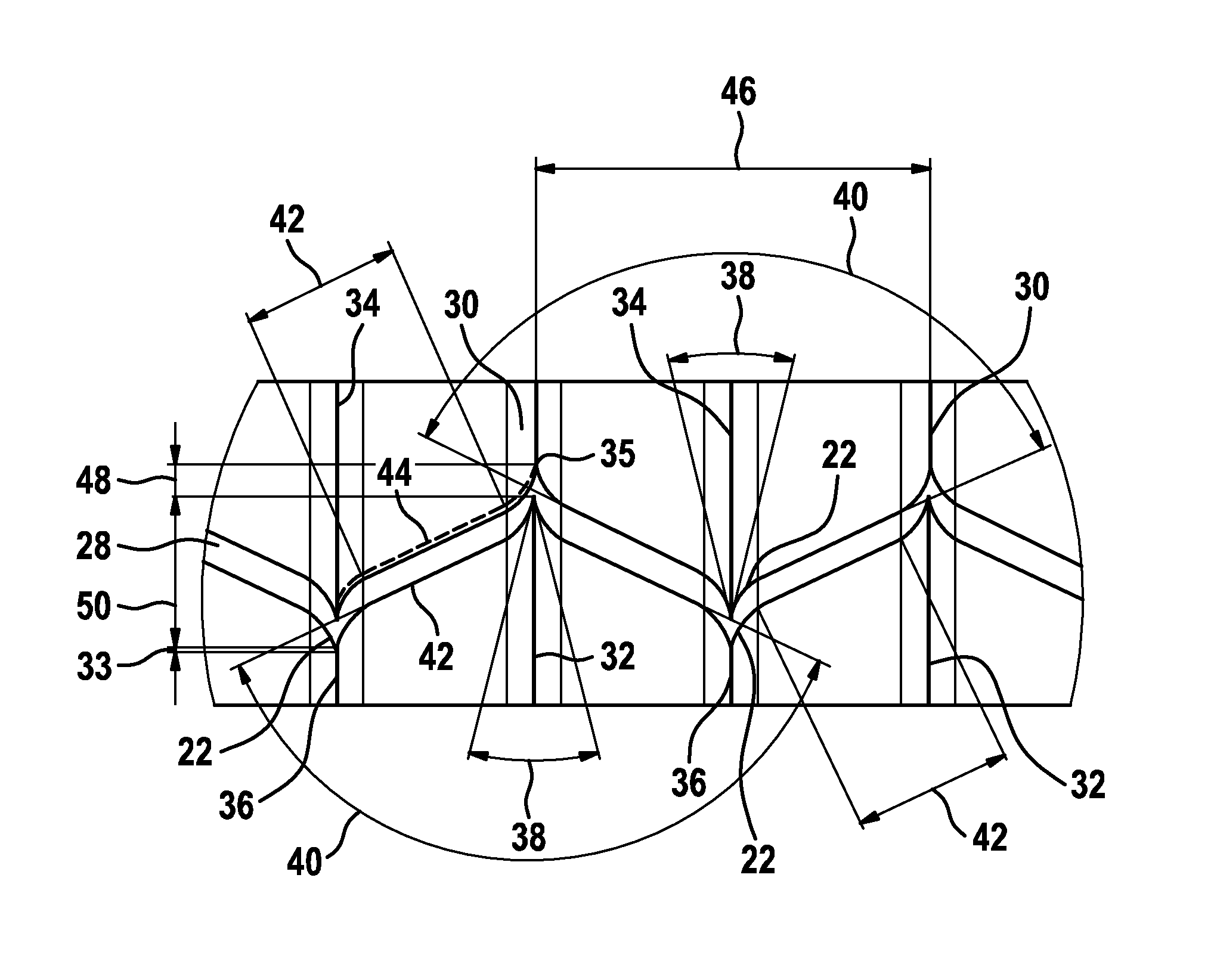 Apparatus for cutting a packaging material for a package