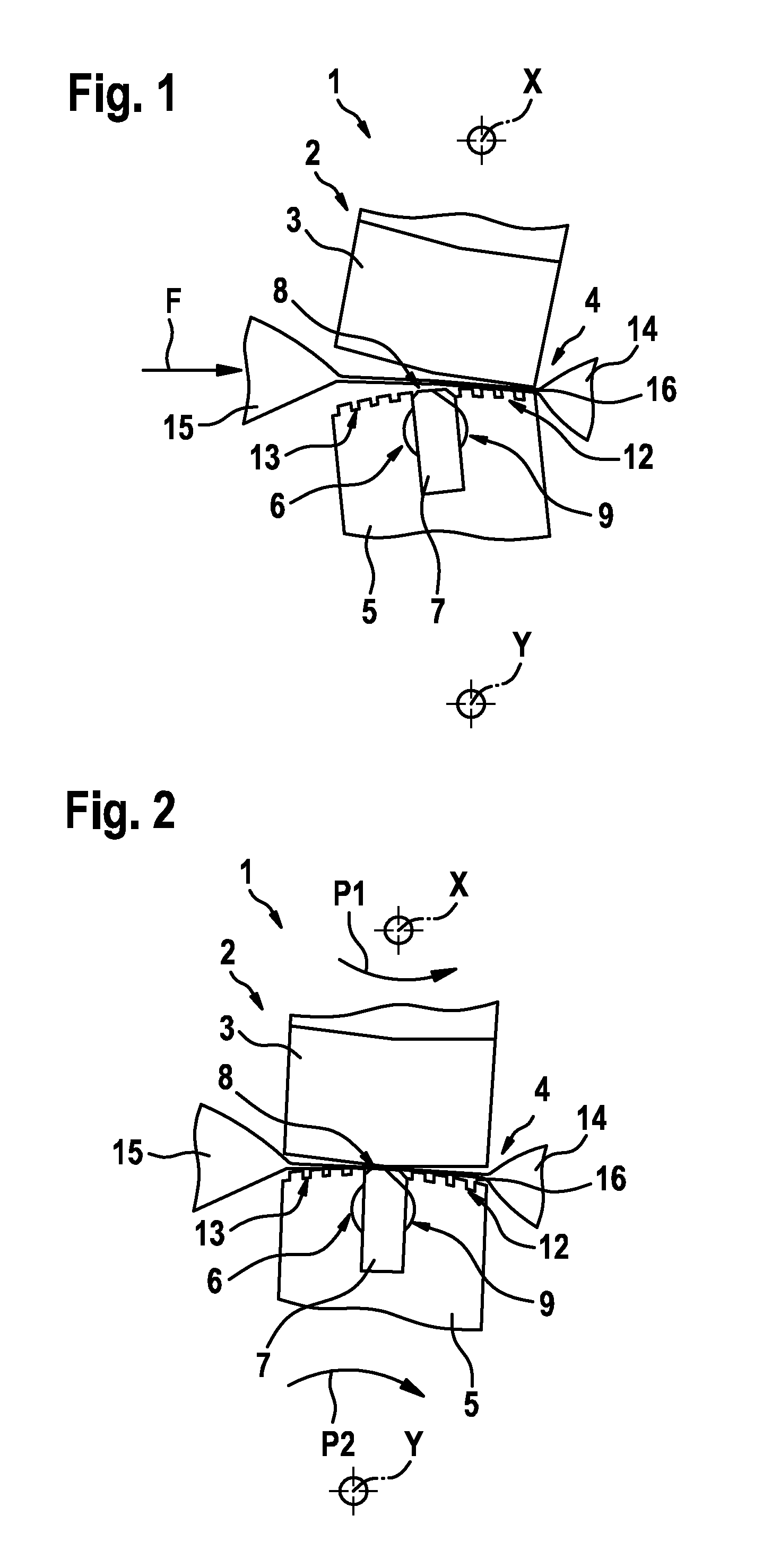 Apparatus for cutting a packaging material for a package