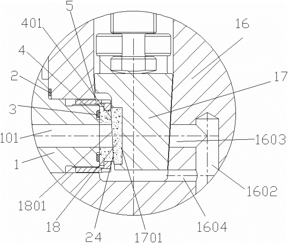 Static seal transmission type gate valve with bevel alloy seal and slag removal structures