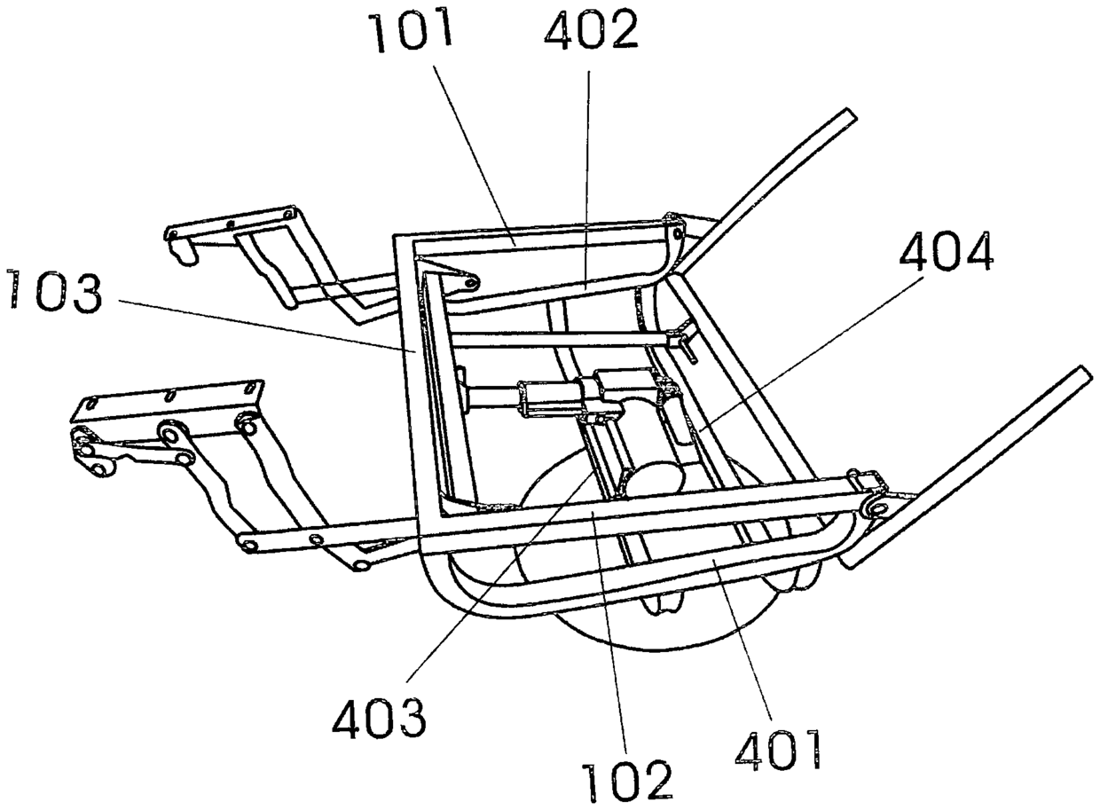 A multi-functional leisure sofa frame with two-in-one integral structure