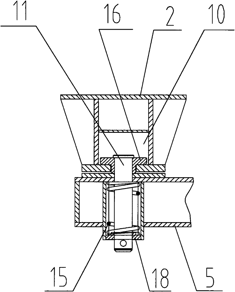 Landing beam sliding hydraulic support system for coal mine