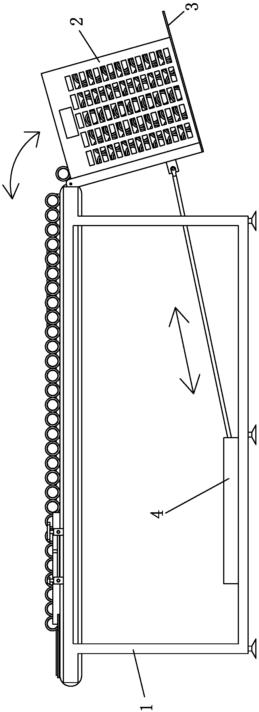 Aerosol can automatic production line collection device