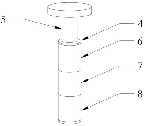 Damping device for sediment stirring equipment for concrete production