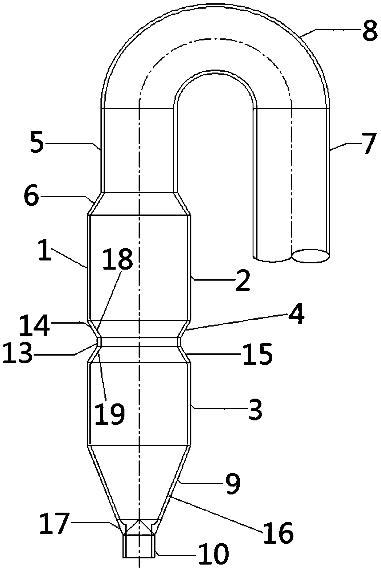 High-efficiency low-nitrogen environment-friendly decomposing device