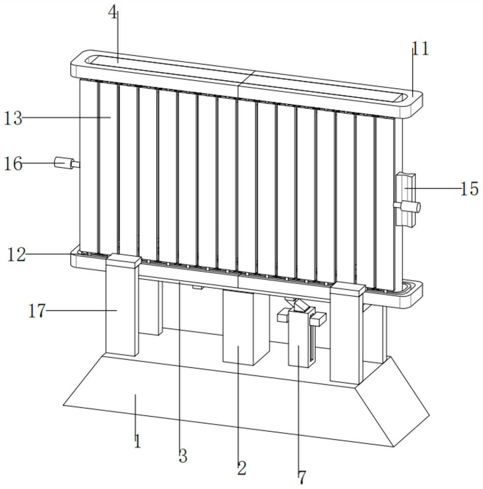 Protection device for elderly care informatization equipment