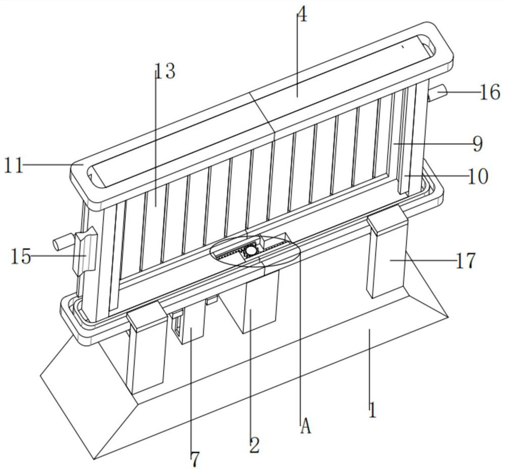 Protection device for elderly care informatization equipment