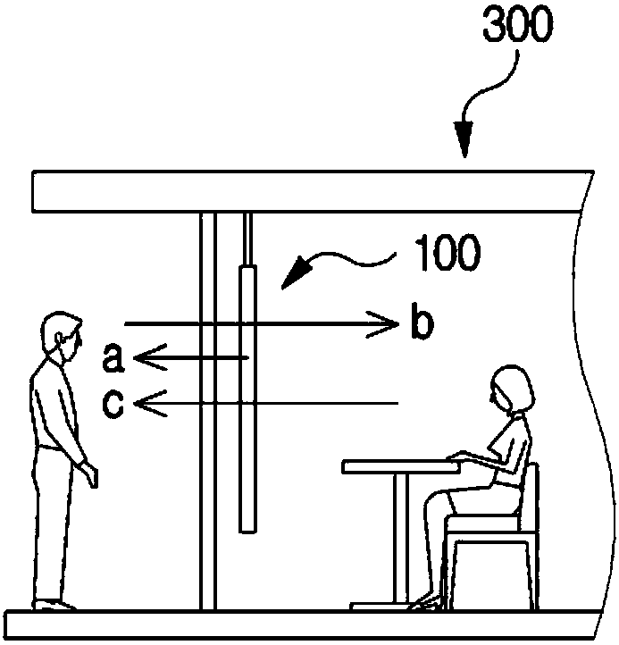 Transparent LED display device