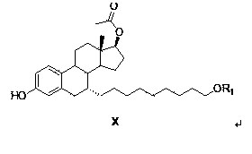 Preparation method of fulvestrant intermediate