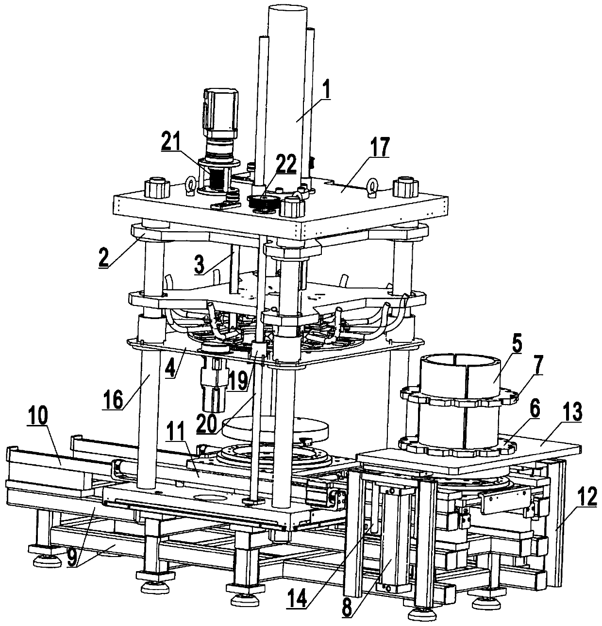 Novel iron core welding machine