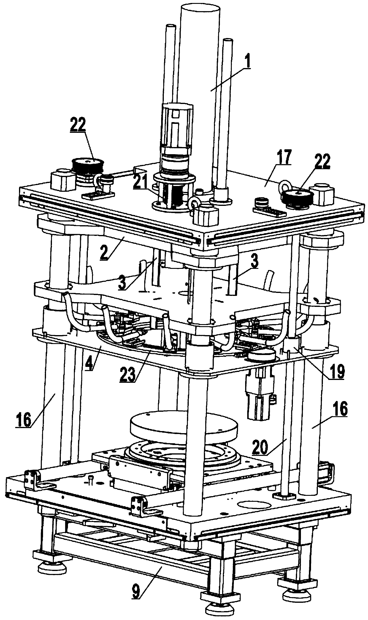 Novel iron core welding machine