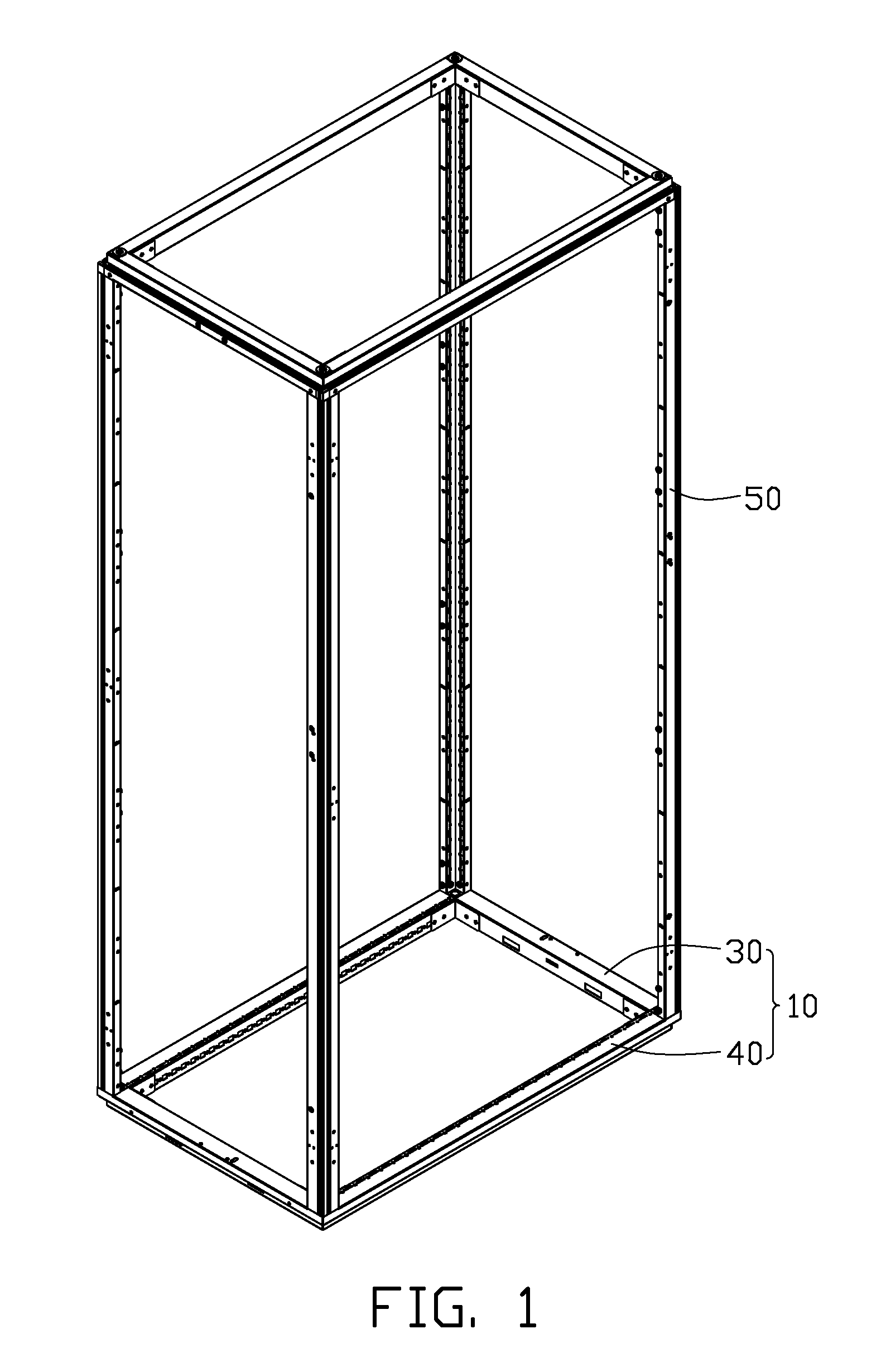 Rack frame assembly