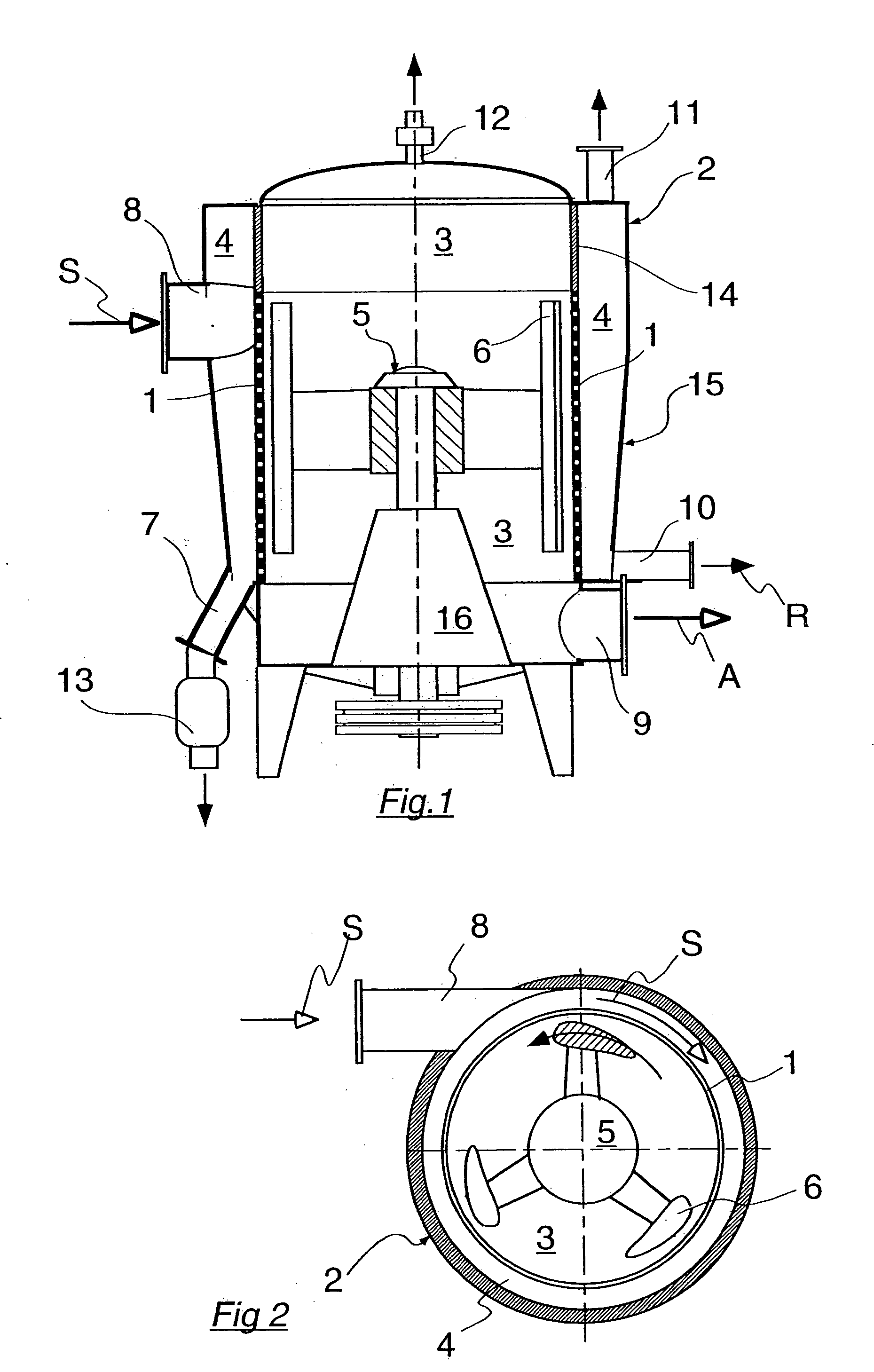 Pressurized screen for screening a fibrous suspension and use thereof