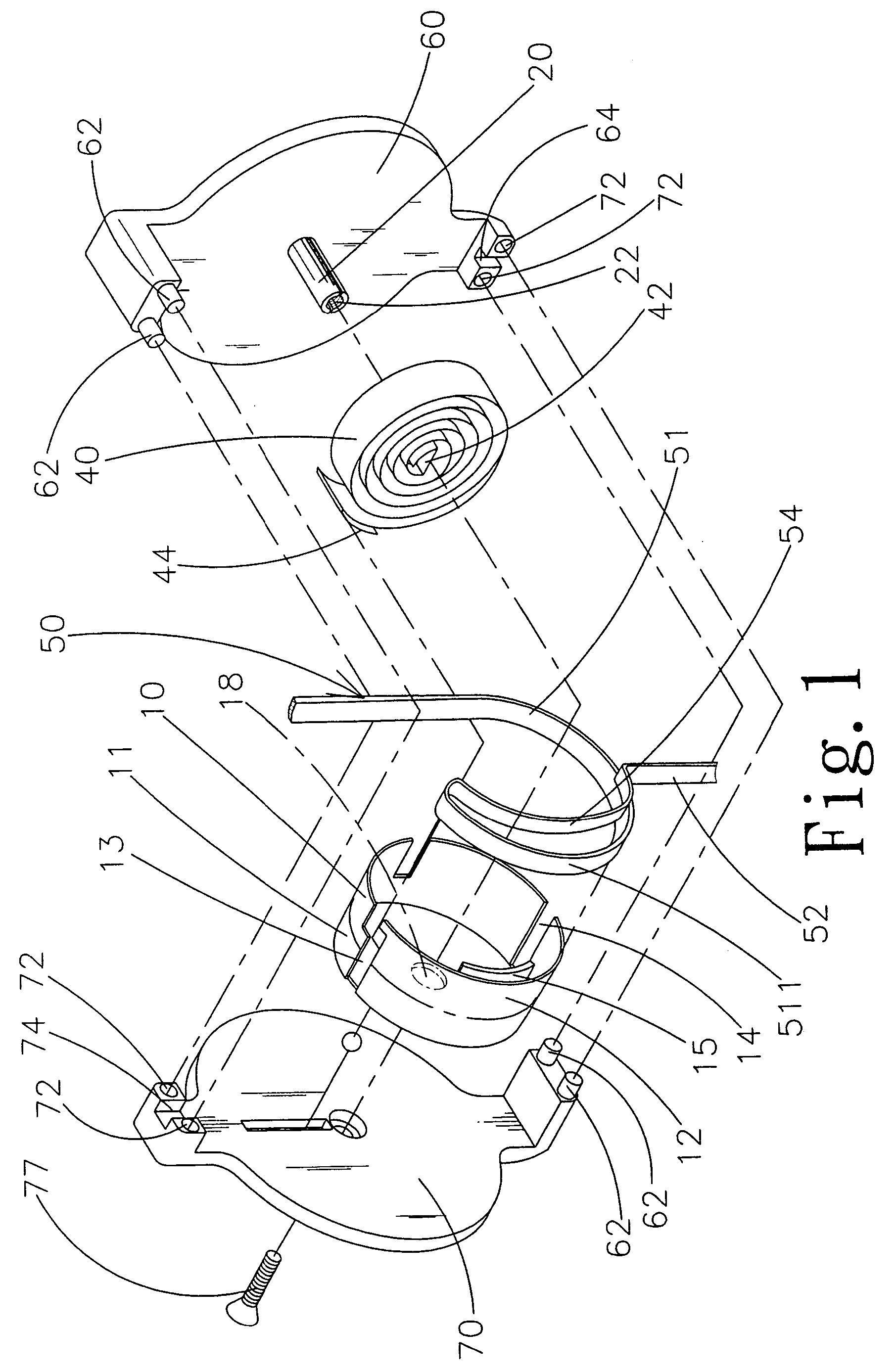 Winding device of winding wheel and wire