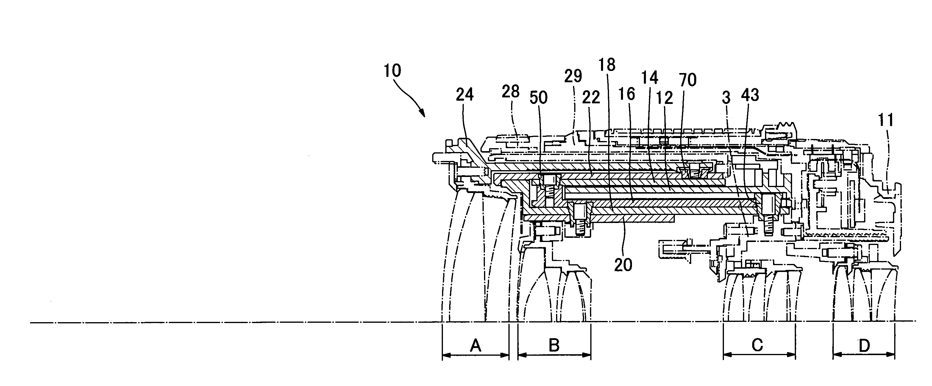 Inner focusing zoom lens barrel