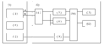 On-line detecting device and method for descending brake distance of crane hoisting mechanism