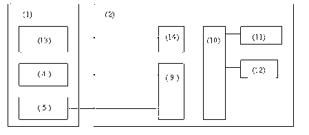 On-line detecting device and method for descending brake distance of crane hoisting mechanism