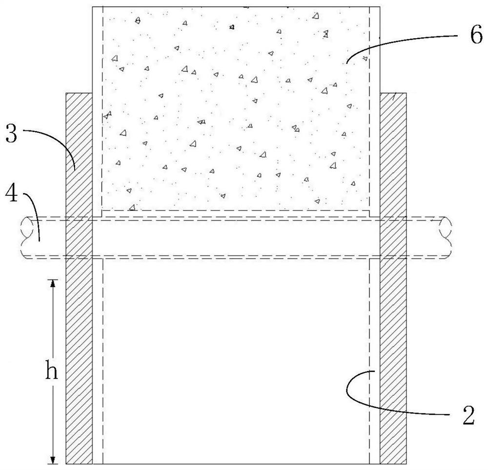 Foundation pit composite enclosure structure crossing over existing underground structure and construction method of foundation pit composite enclosure structure