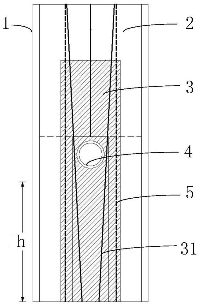 Foundation pit composite enclosure structure crossing over existing underground structure and construction method of foundation pit composite enclosure structure