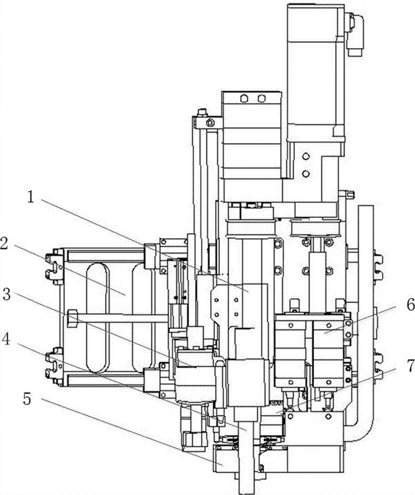 Multifunctional drilling and riveting actuator and working method thereof