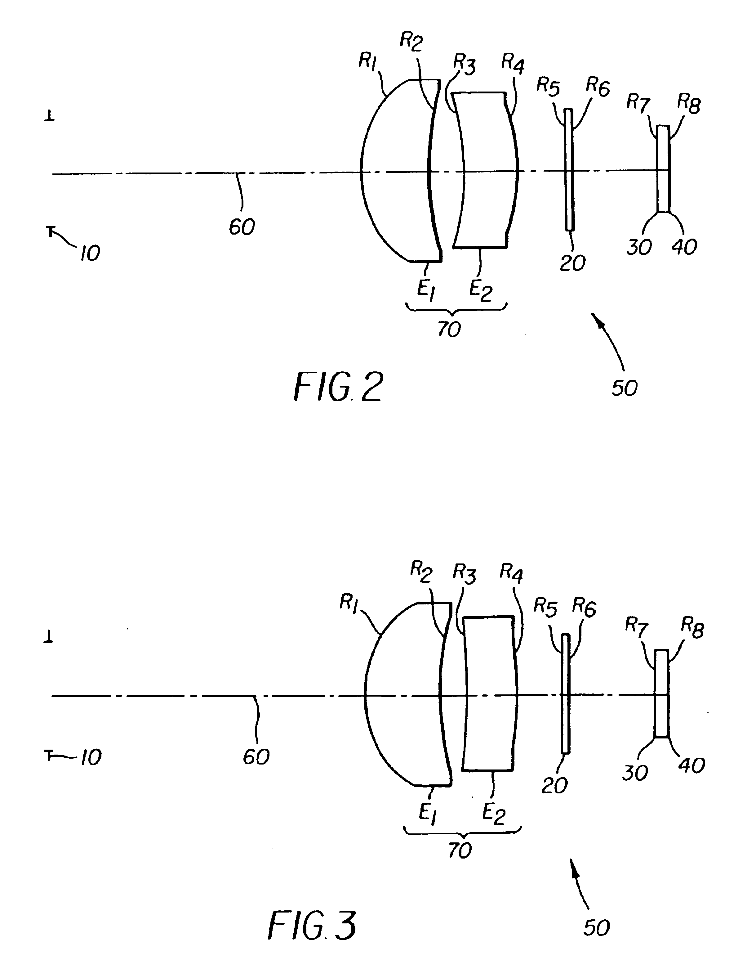 Optical magnifier suitable for use with a microdisplay device
