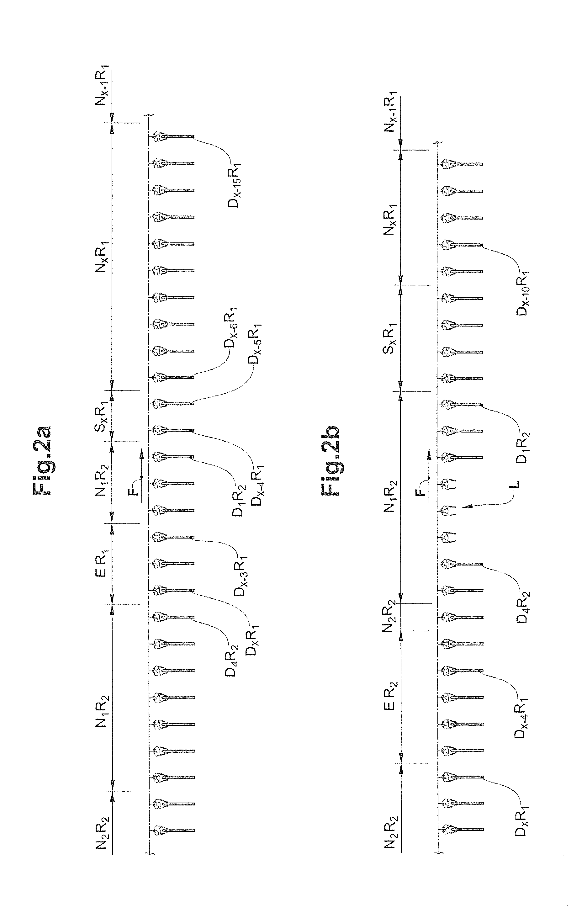 Device and method for producing packages from flexible, flat objects