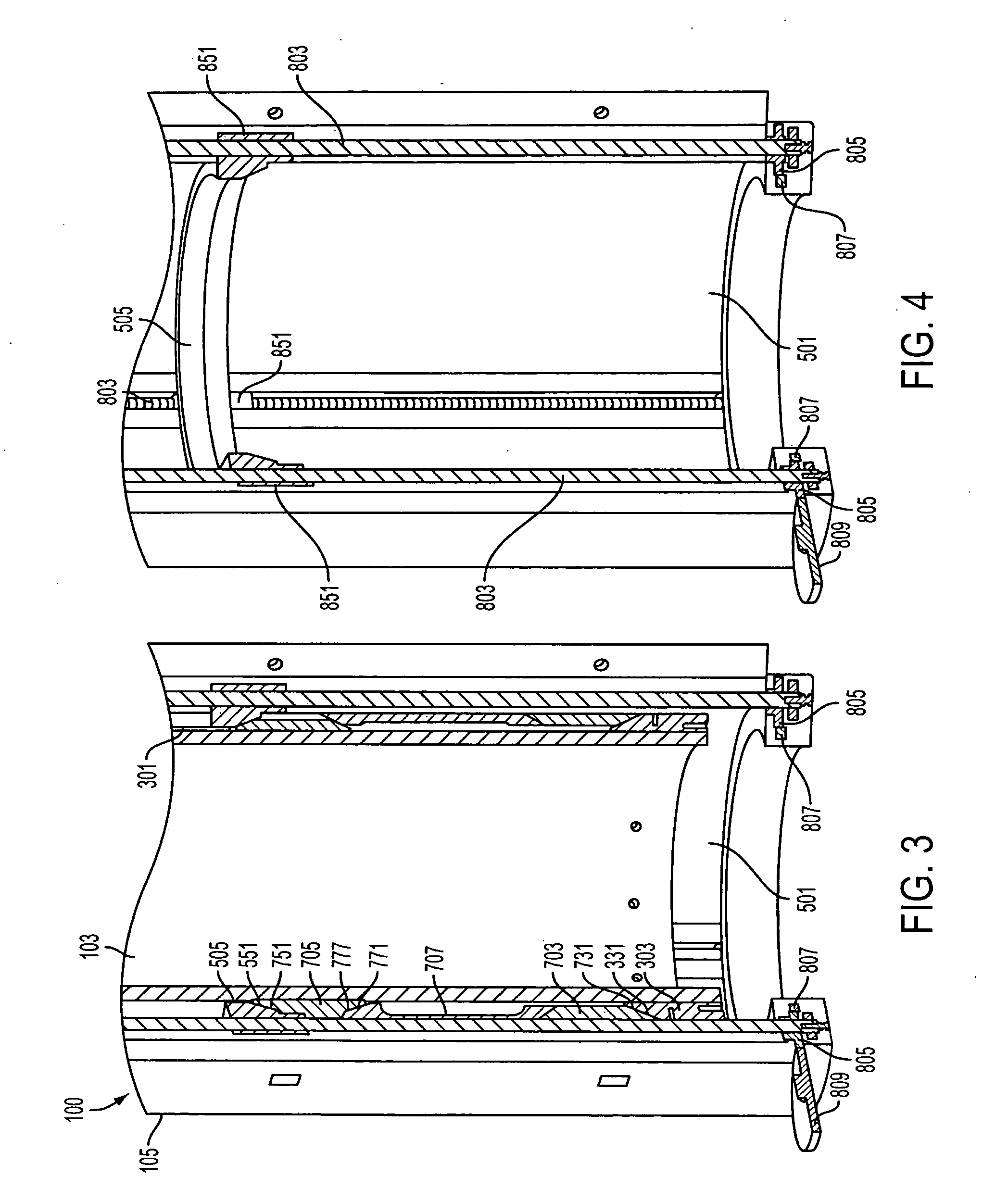 Telescoping mast having variable height locking and a chain erection mechanism with a cable management system
