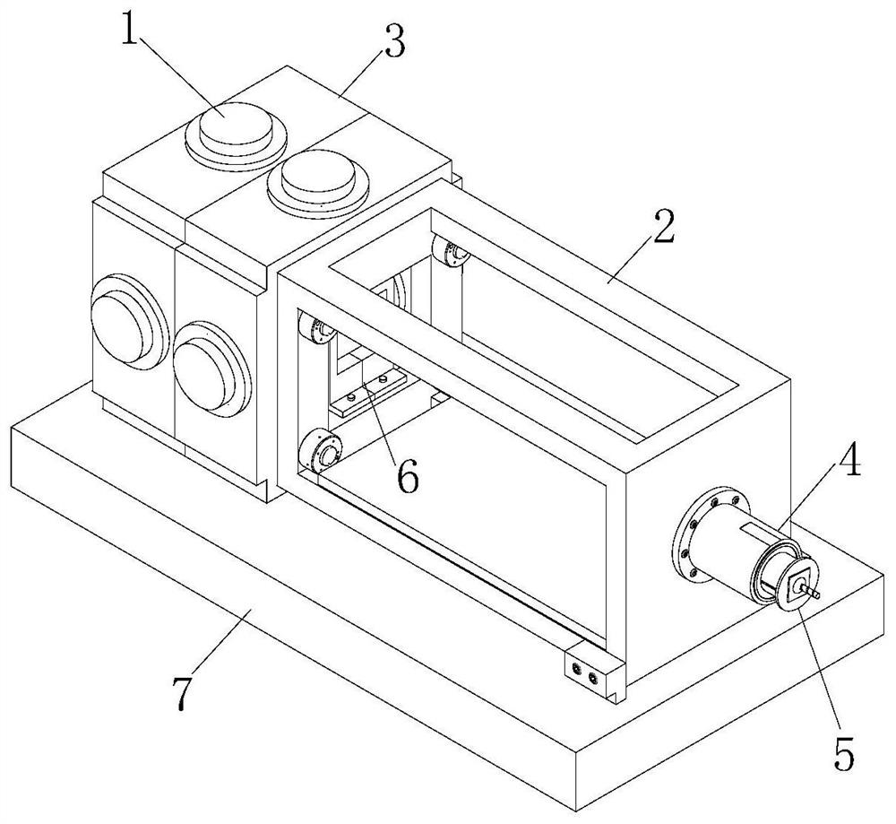 Anchorage damage test device and test method for fracture surrounding rock