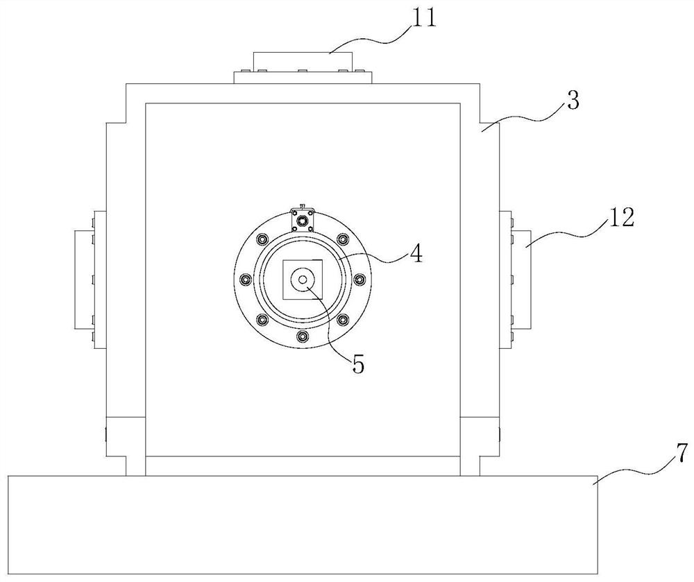 Anchorage damage test device and test method for fracture surrounding rock