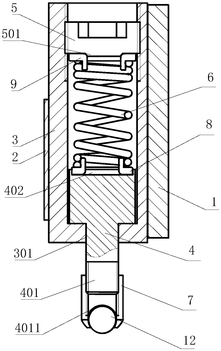 Anti-electric erosion grounding device for variable frequency motor bearings