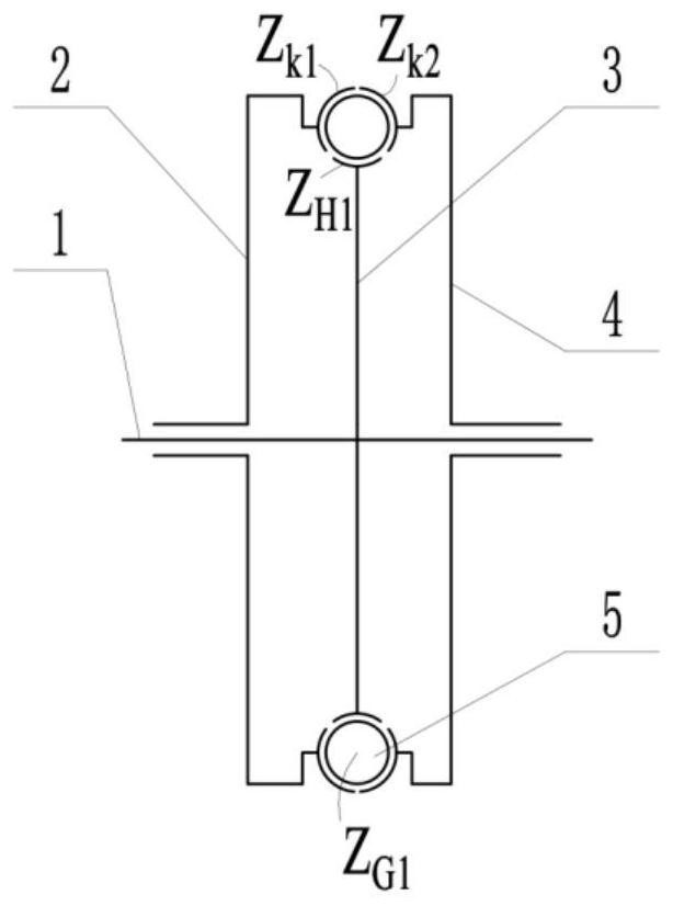 Three string movable tooth transmission mechanism and its reducer