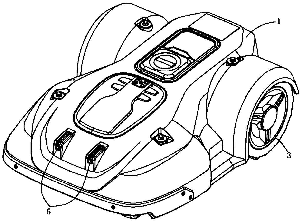 Robot lawn mower and its battery detection method