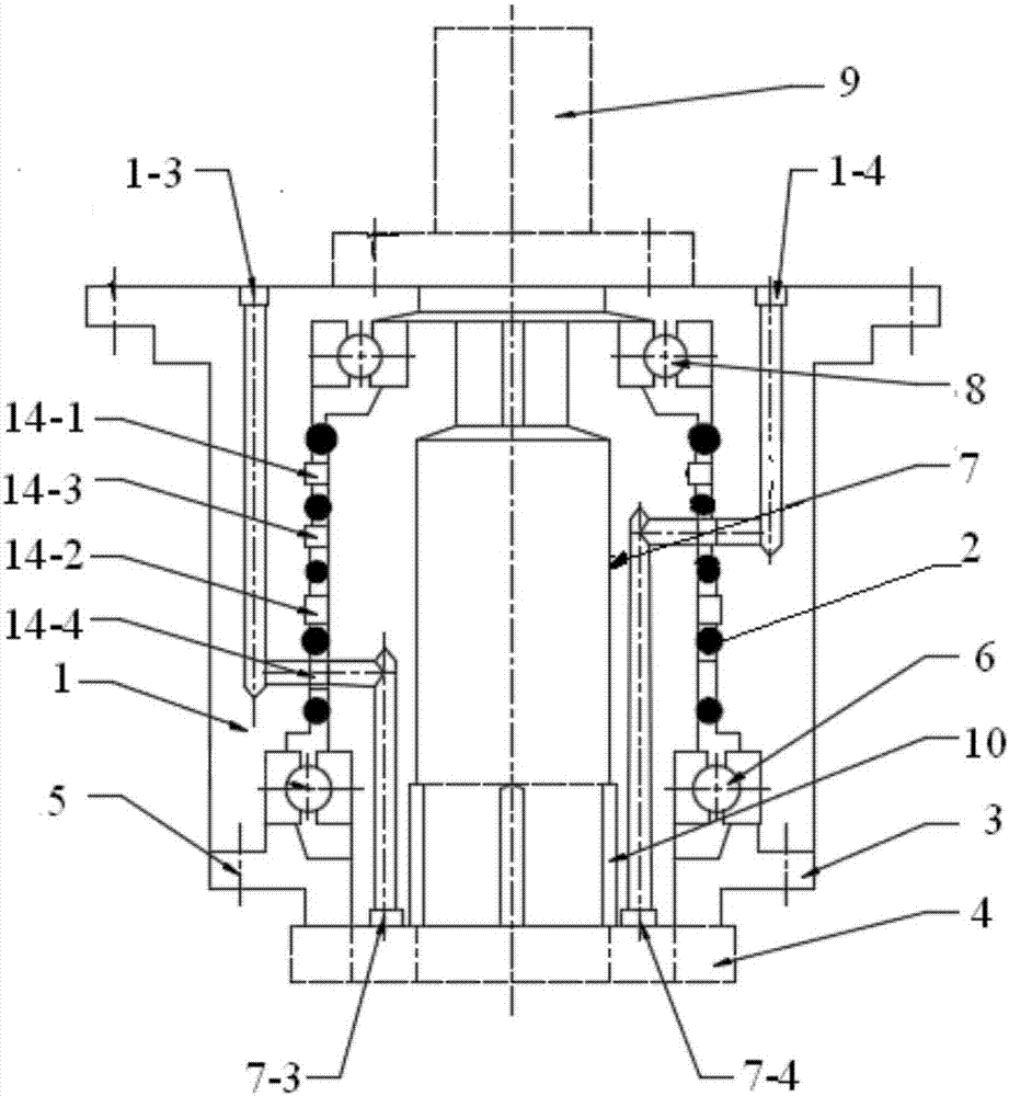 Multi-liquid transmission rotary device and pipe grabber