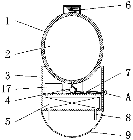Water quality detection device capable of performing detection of different depth on water source