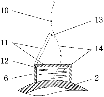 Water quality detection device capable of performing detection of different depth on water source