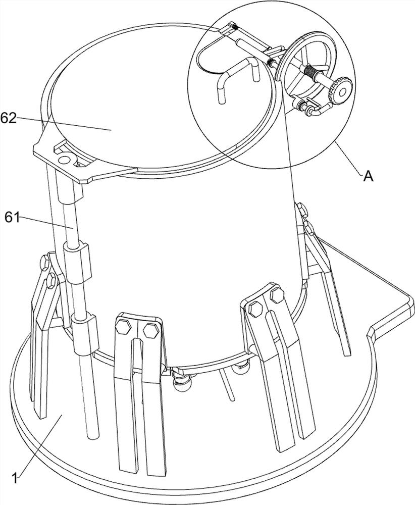 A closed gynecological vaginal expanding rod storage device
