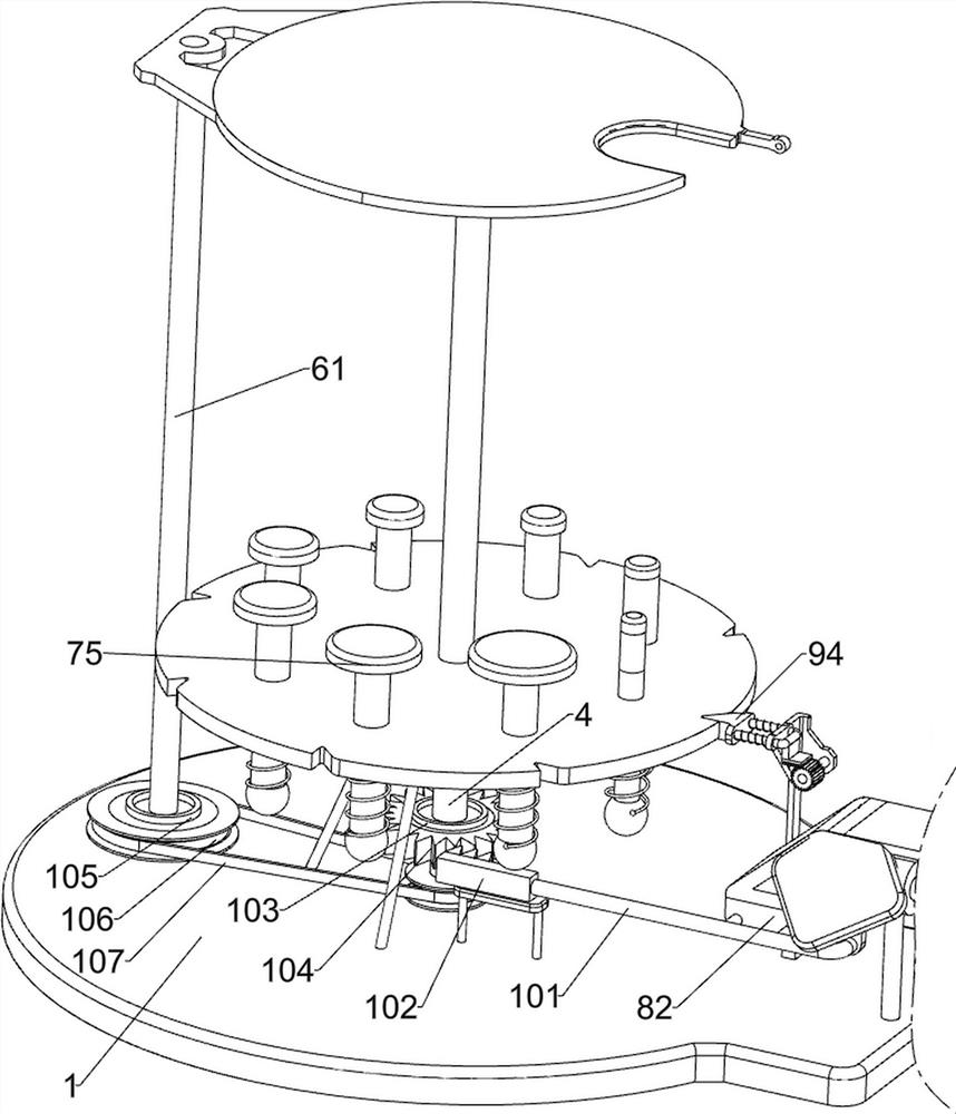 A closed gynecological vaginal expanding rod storage device